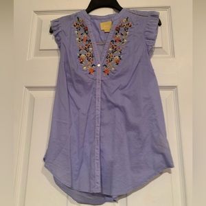 Blue woman’s top